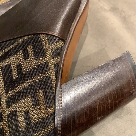 Fendi Zucca Vintage Boots - Picture 13 of 17